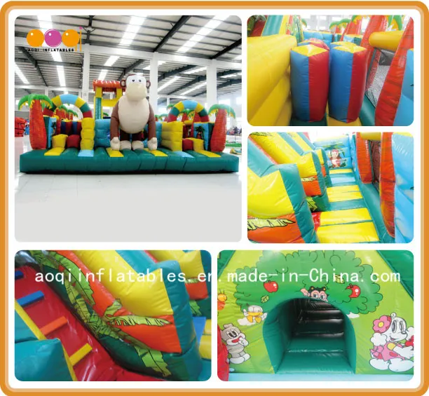 Inflatable Monkey Fun City Bouncy Castle for Amusement Park (AQ0179)