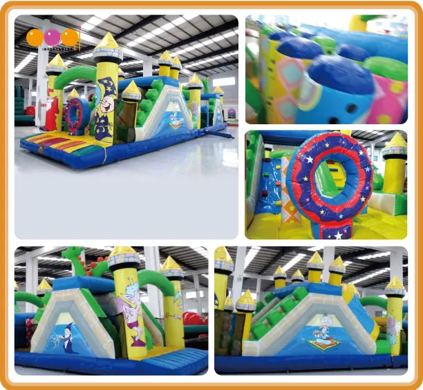 Inflatable Obstacles in Inflatable Castle (AQ152)