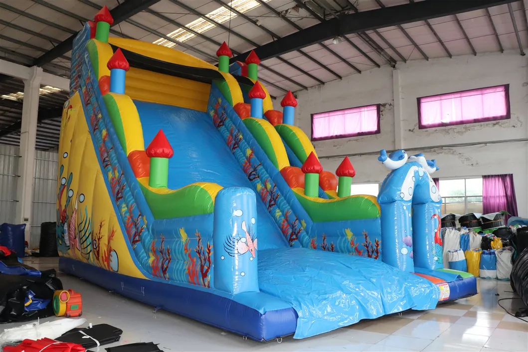 Inflatable Ocean High Slide Toy (AQ1137)