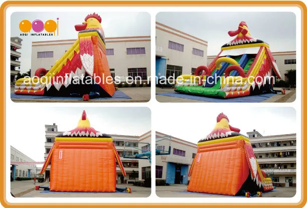 Inflatable Ocean High Slide Toy (AQ1137)