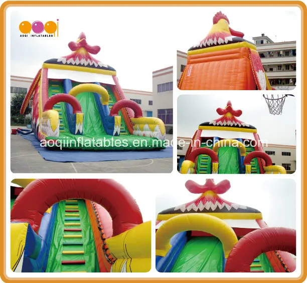 Inflatable Ocean High Slide Toy (AQ1137)