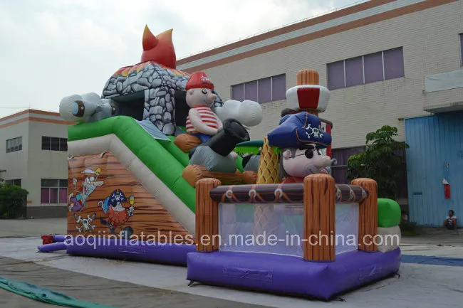 Inflatable Pirate Boat Slide (AQ01409)