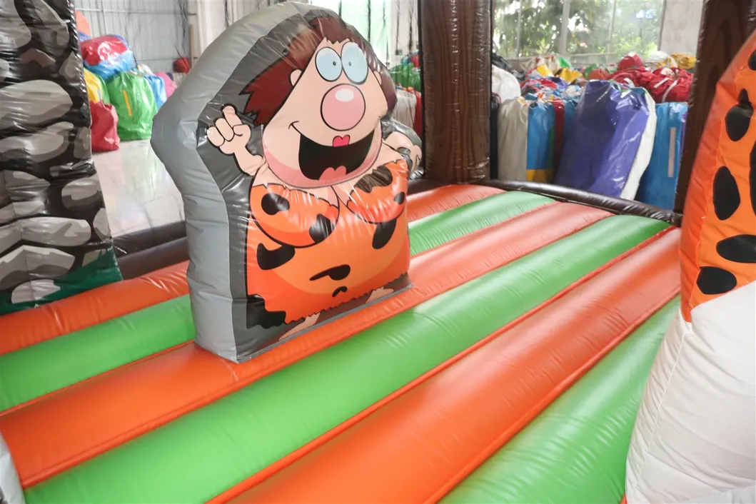 Inflatable Playground Animal Jungle Combo Bounce with Slide (AQ0141)