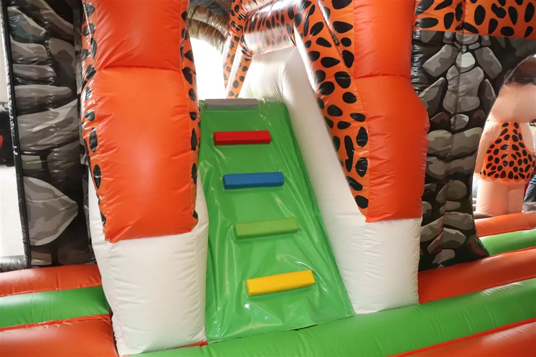 Inflatable Playground Animal Jungle Combo Bounce with Slide (AQ0141)