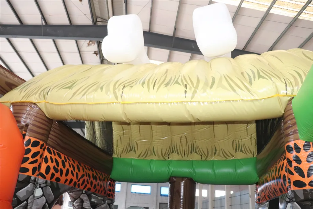 Inflatable Playground Animal Jungle Combo Bounce with Slide (AQ0141)