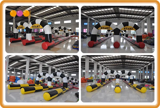 Inflatable Racing Go Karts Track Bumper Car Air Racing Track (AQ16333)