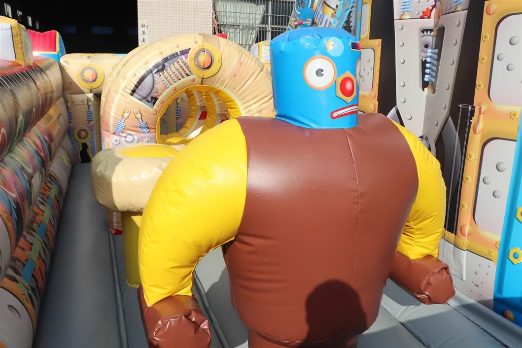 Inflatable Robot Fun City for Amusement (AQ0104)