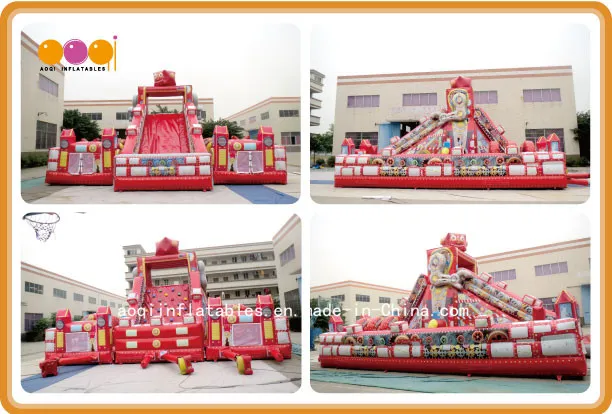 Inflatable Robot Fun City for Amusement (AQ0104)