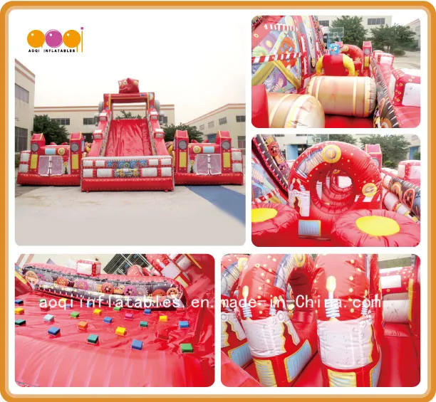 Inflatable Robot Fun City for Amusement (AQ0104)