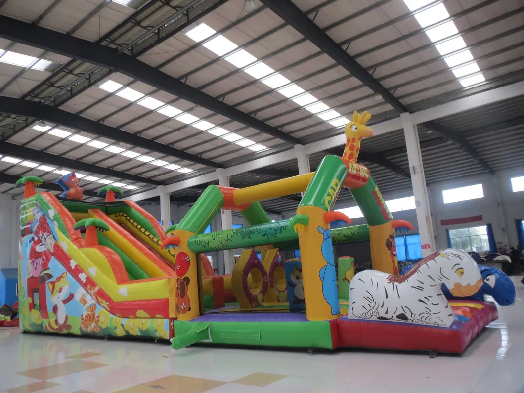 Inflatable Slide Toy Combined with Bouncer and Obstacle (AQ01107)