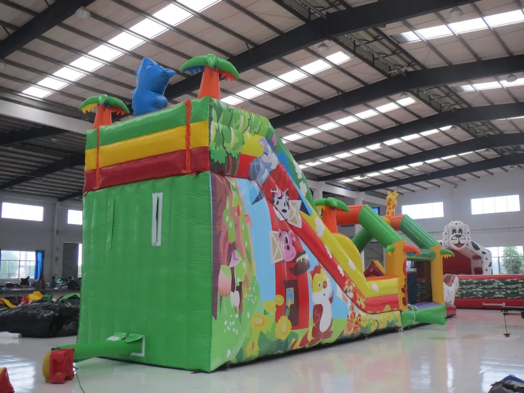 Inflatable Slide Toy Combined with Bouncer and Obstacle (AQ01107)