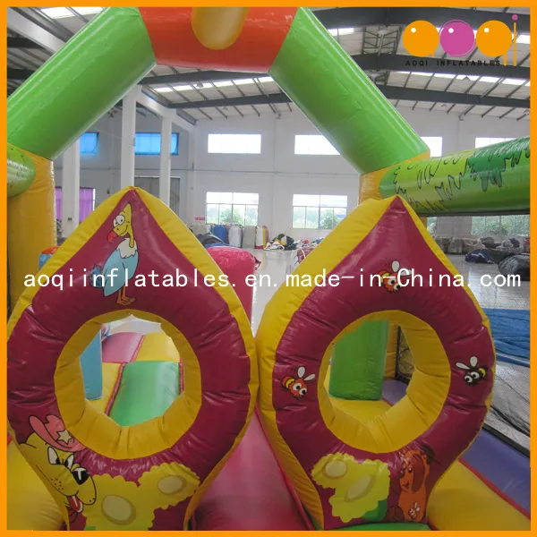 Inflatable Slide Toy Combined with Bouncer and Obstacle (AQ01107)