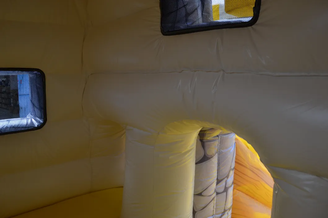 Inflatable Yellow Duck Funy Slide (aq01498)