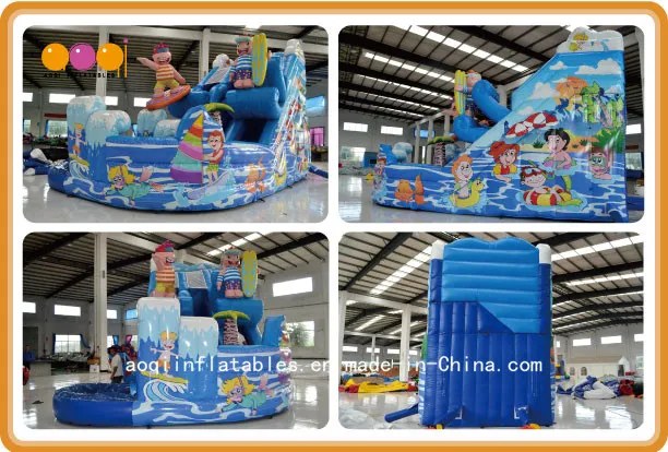 Interesting Toys Surfing Season Inflatablke Water Slide (AQ01565)