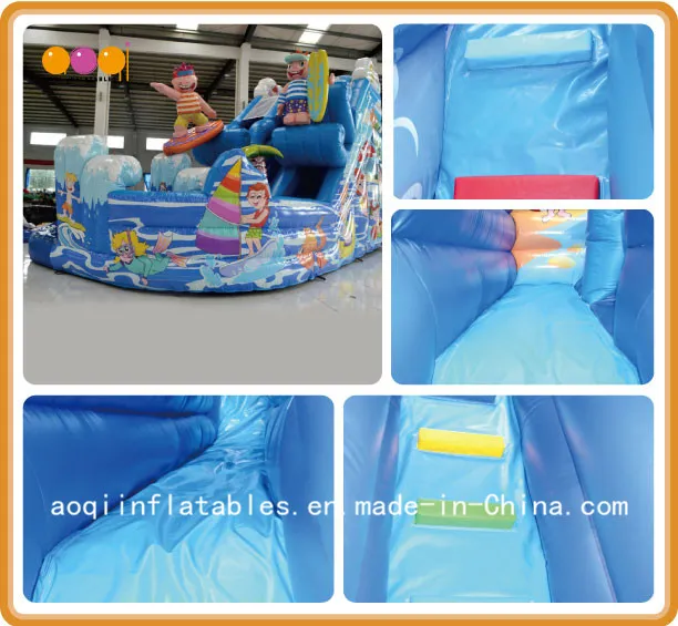 Interesting Toys Surfing Season Inflatablke Water Slide (AQ01565)