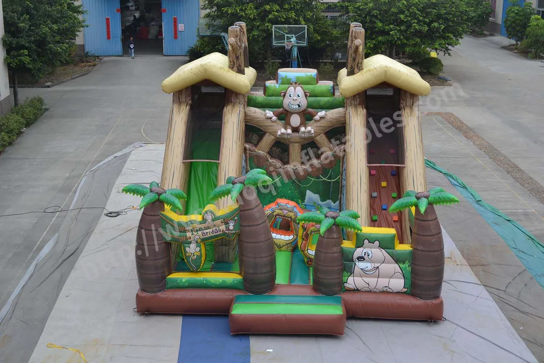 Jungle Monkey Fun City with Slide (AQ01505)