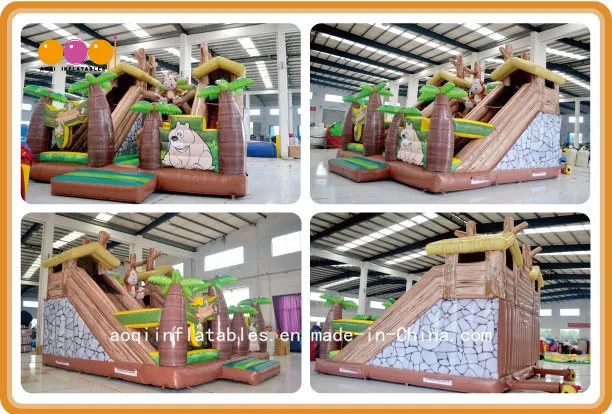 Jungle Monkey Fun City with Slide (AQ01505)