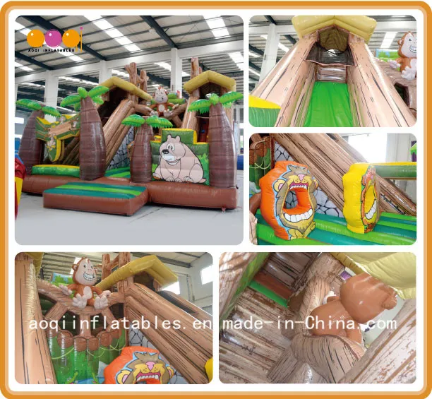 Jungle Monkey Fun City with Slide (AQ01505)