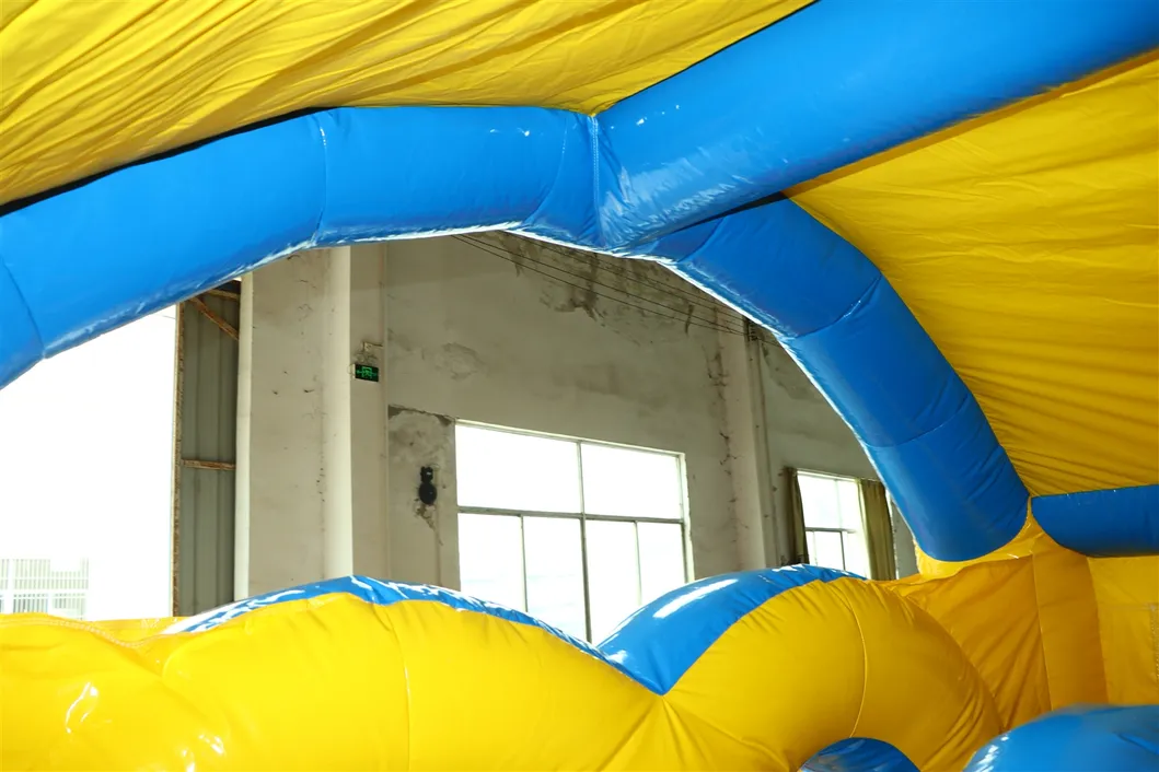 Mini Inflatable Obstacle Combo Bouncy Castle with Slide (AQ715-2)