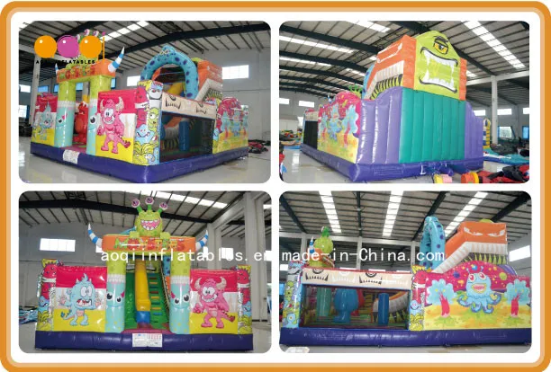 Monsters Theme Inflatable Fun City Playground (AQ01638)