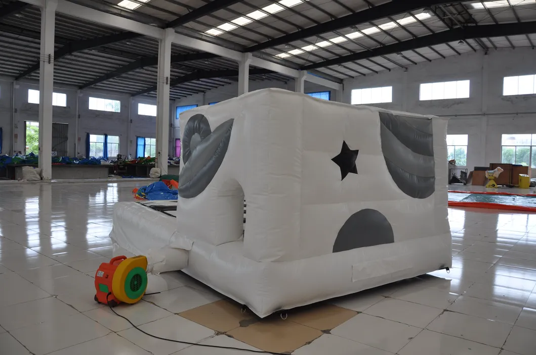 Novel Design Black and White Inflatable Planet Bouncer for Sale (AQ02397)