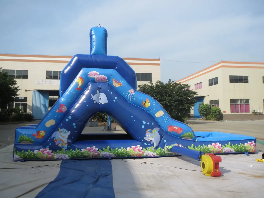 Ocean Fish Inflatable Water Slide (aq1078)