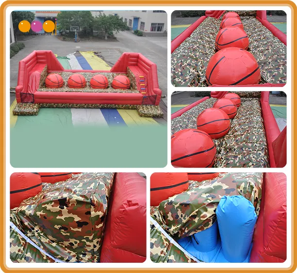 Outdoor Basketball Big Ball Inflatable Sports Game for Kids (AQ16248-4)