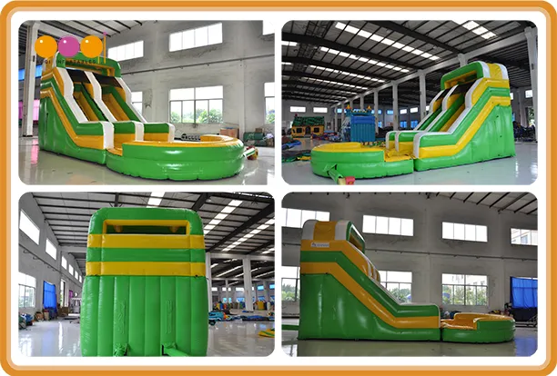 Outdoor Inflatable Water Slide with Pool for Kid (AQ1024)