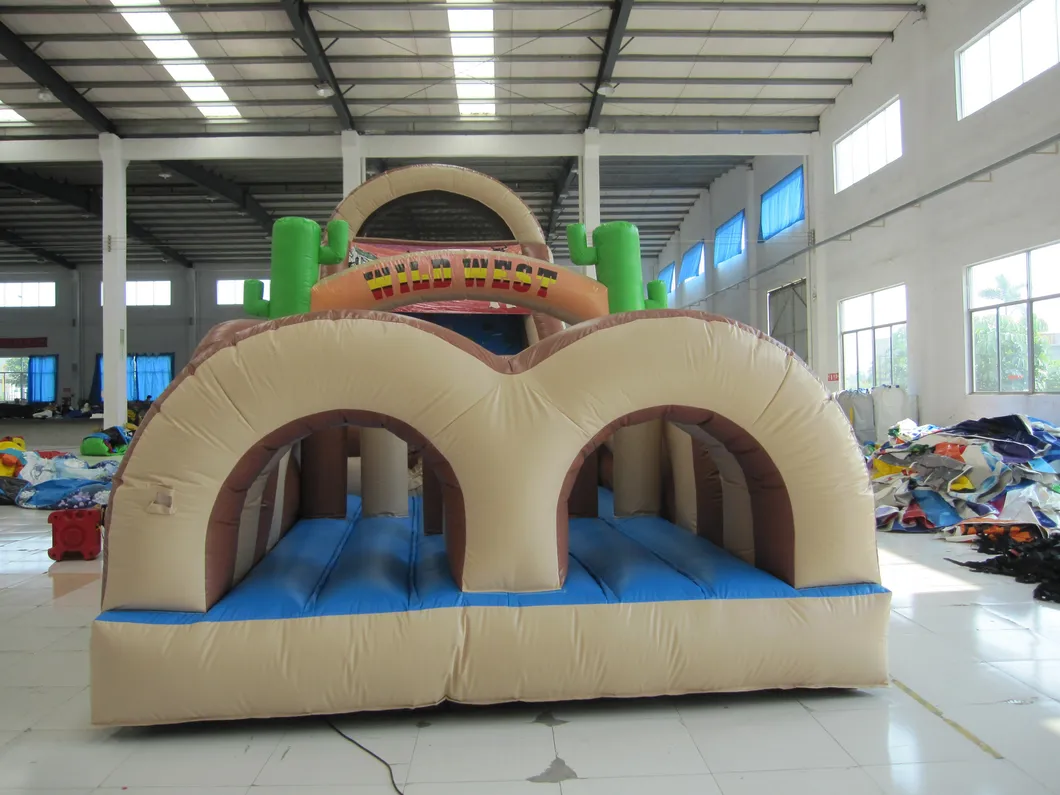 PVC Inflatable Obstacle Course Race Obstacle Course Challenge Indoor for Sale (AQ14128)