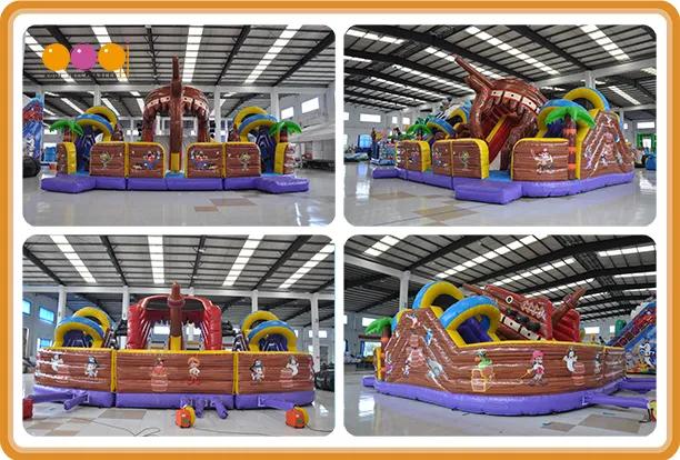 Pirate Boat Theme Inflatable Play Centre (AQ13235)