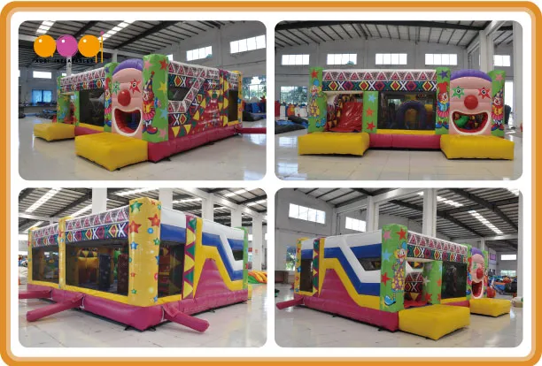 Popular Clown Fun City Inflatable Jumping Bouncer (AQ13194)