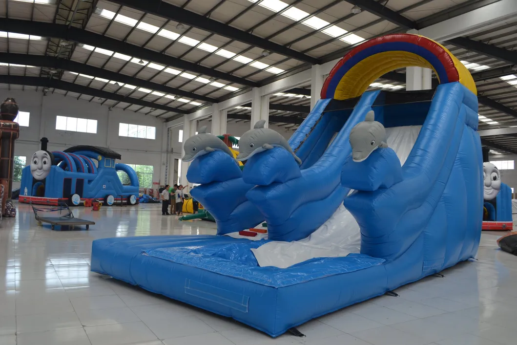 Rainbow Inflatable Water Slide (AQ1012)