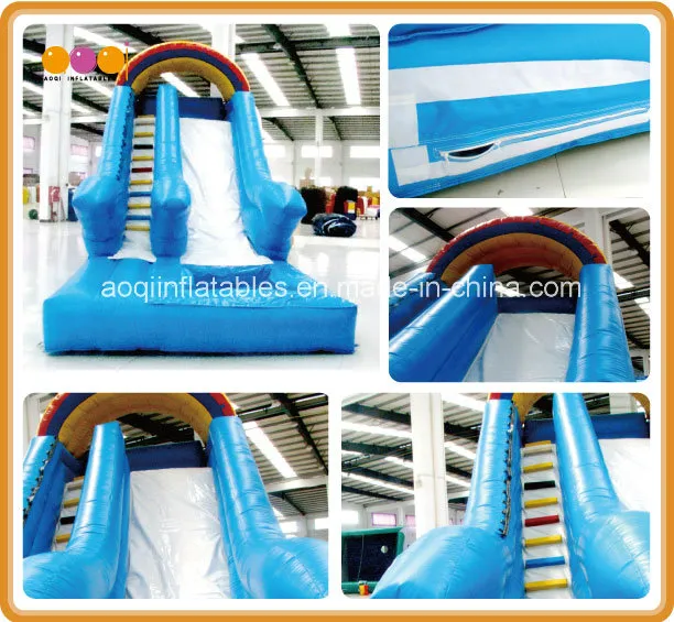 Rainbow Inflatable Water Slide (AQ1012)