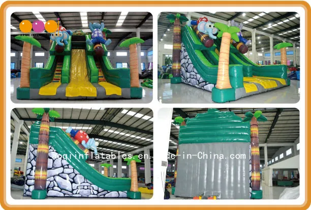 Safari Inflatable Slide Toy Inflatable Bouncy Slide for Kid (AQ01600)