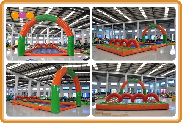 Sport Go Kart Race Track Inflatable RC Track Game