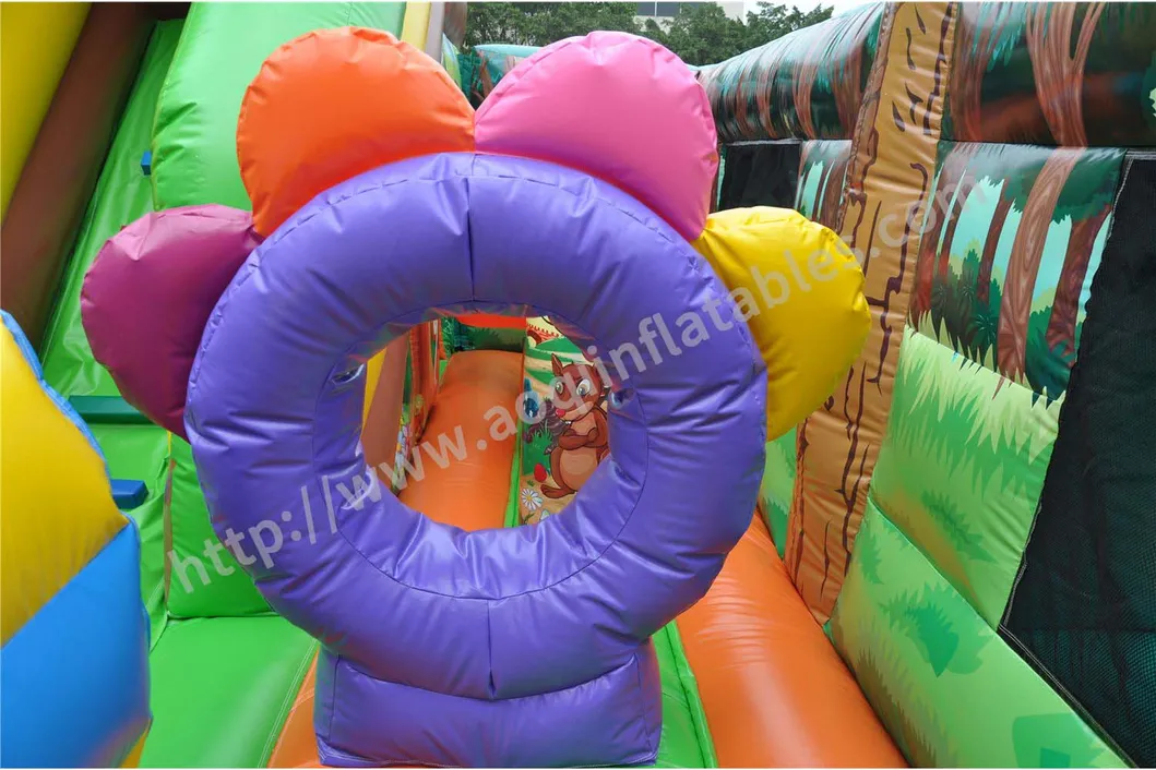 Squirrel Theme Animal Kingdom Inflatable Slide (AQ01826)