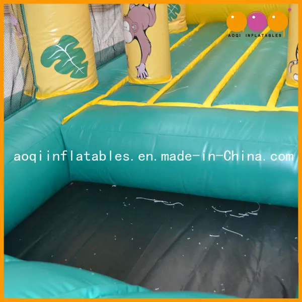 Tiger Inflatable Moonwalk with Inflatable Ball Pool (AQ401)