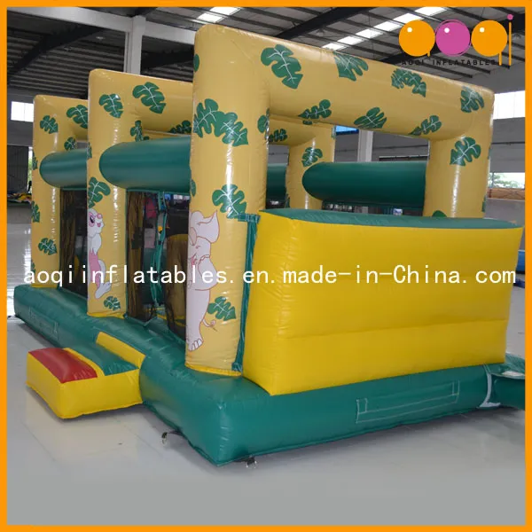 Tiger Inflatable Moonwalk with Inflatable Ball Pool (AQ401)