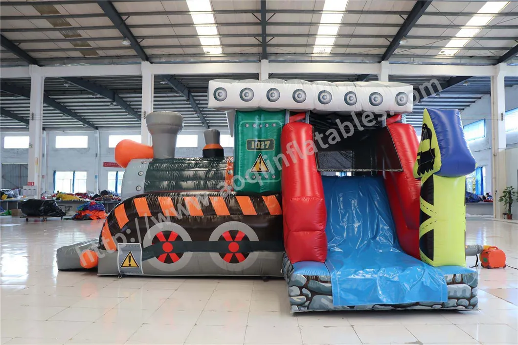 Train Theme with Slide Combo Inflatable Party (AQ01606)