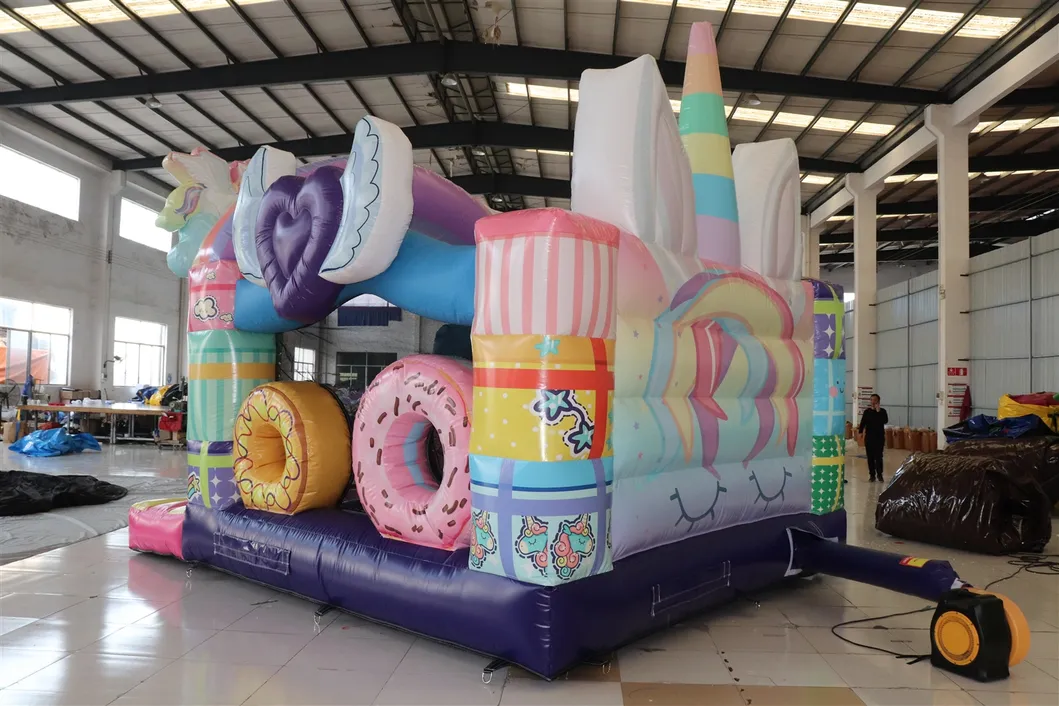 Unicorn Bounce House Inflatable Jump Bouncer (AQ01889-2)