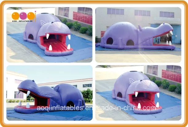 Vivid Hippo Inflatable Jumping Bounce (AQ02309)