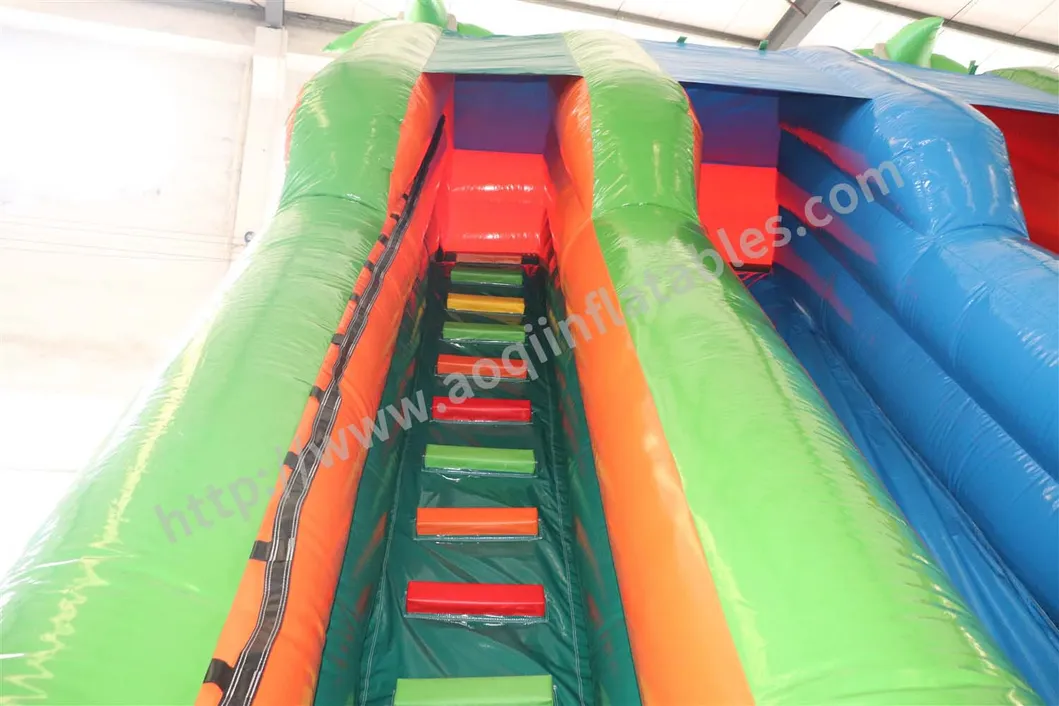 Water Park Giant Inflatable Slip and Slide Water Slide with Pool