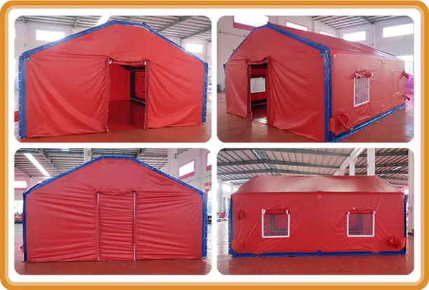 Waterproof Inflatable Medical Tent with Windows