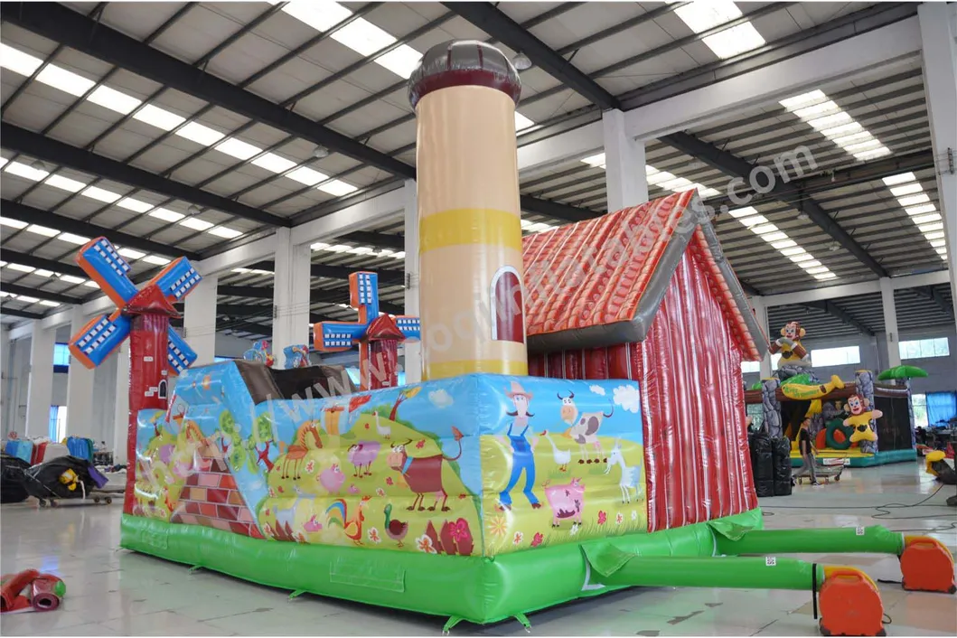 Windmill Farm Fun City Bouncer House (AQ01484)