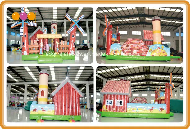 Windmill Farm Fun City Bouncer House (AQ01484)