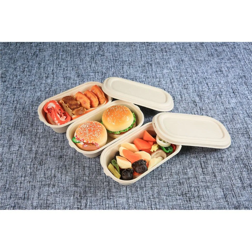 Biodegradable Kraft Salad Bowl with Lid