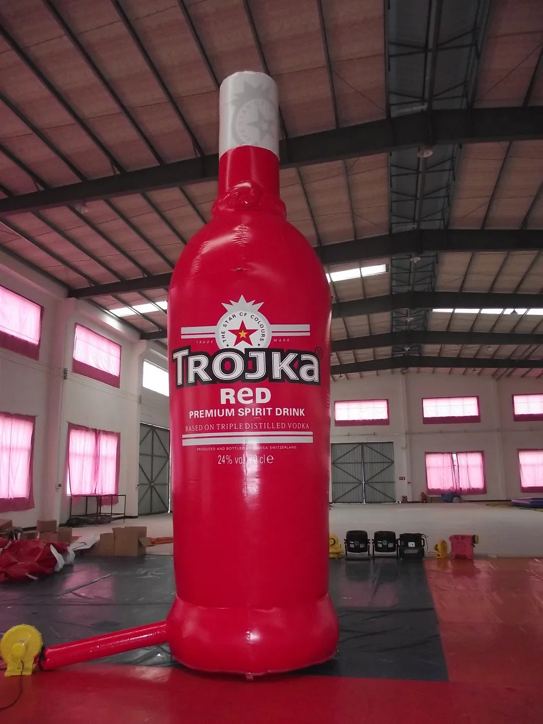 Aoqi Pink Inflatable Bottle Model for Advertisement Sale (AQ54215)