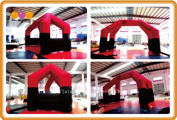 Inflatable 4 Leg Hook and Loop Arch for Sale (AQ5301-1)