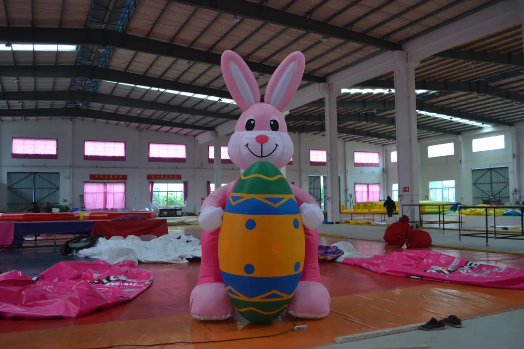 Inflatable Easter Egg and Rabbit (AQ56138)