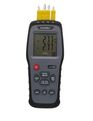 Good Sell 4 Channel Digital Thermocouple Thermometer Datalogger with Free Software ODM OEM Factory